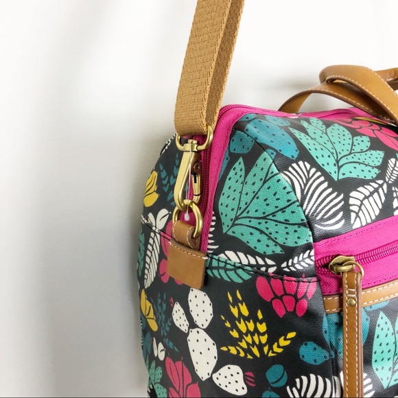 Fossil Bags Fossil Eliza Duffle Bag Floral Overnight Travel Poshmark